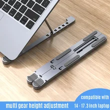 Adjustable Foldable Laptop Stand Desktop Notebook Holder Laptop Cooling Pad for Macbook Pro Air 13 15 13.3 15.4 15.6 iPad Pro