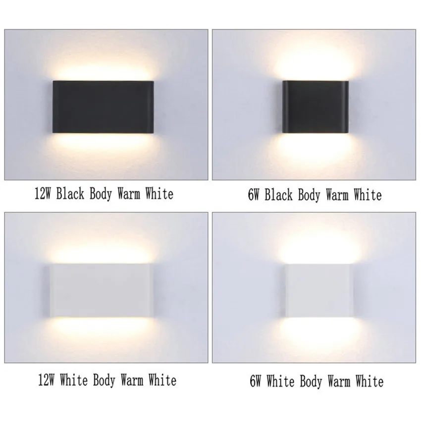 Уличная Водонепроницаемая настенная лампа IP65 современный алюминиевый