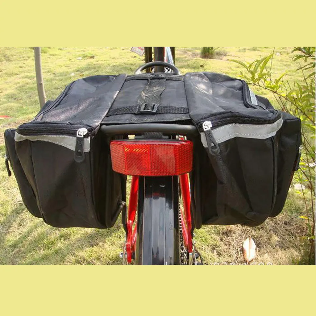 Большая вместимость многофункциональная сумка для заднего сиденья велосипеда