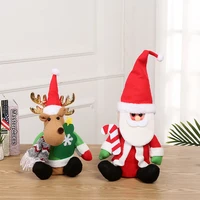 christmas decorations cushions santa claus elk snowman doll pillow ornaments holiday gifts toys home window decorations