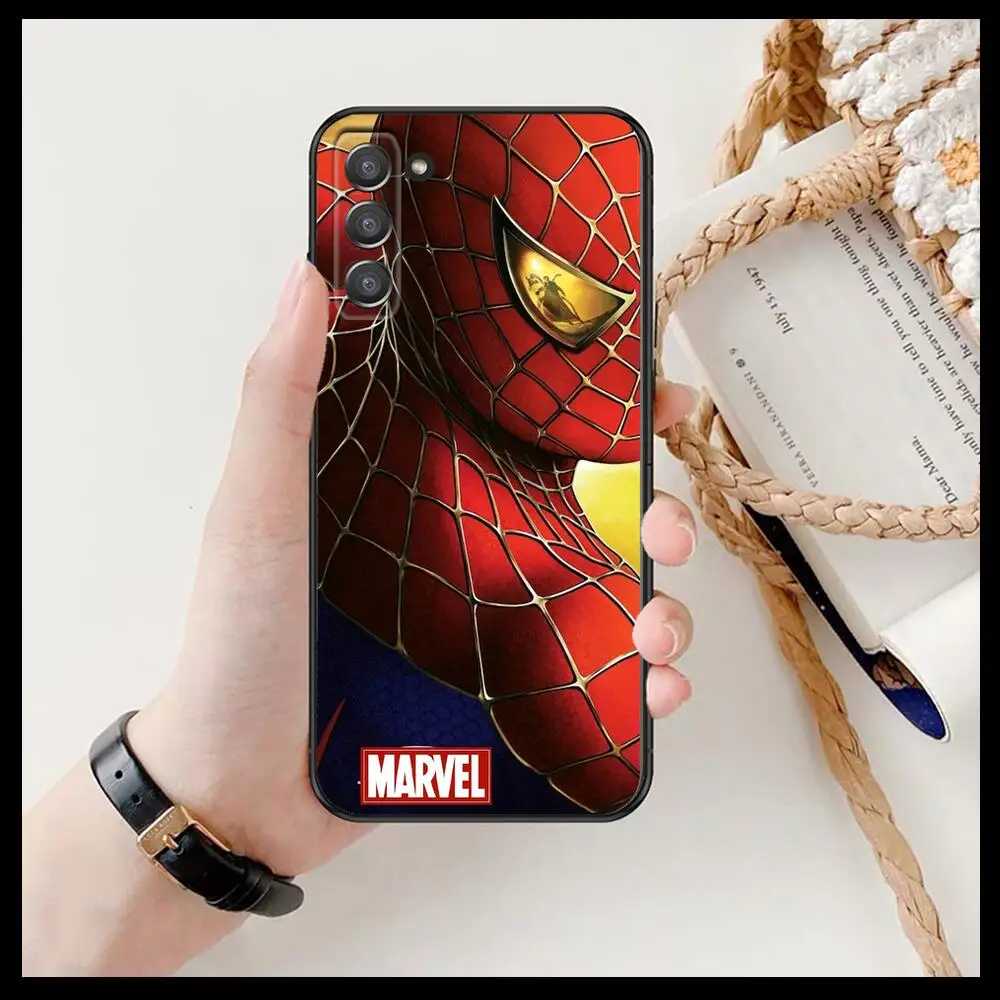 Фото Чехол для телефона my hero Человек-паук корпус для SamSung Galaxy S8 S9 S10E S20 S21 S5 S30 Plus S20 fe 5G Lite Ультрачерный мягкий чехол №2