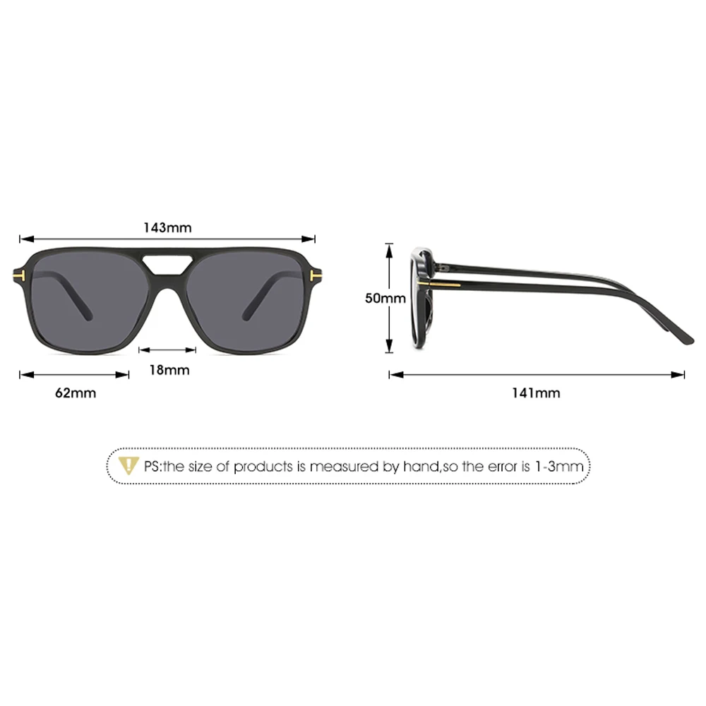 

Peekaboo square frame sunglasses for women blue yellow double bridge fashion sun glasses for men uv400 colors lens green