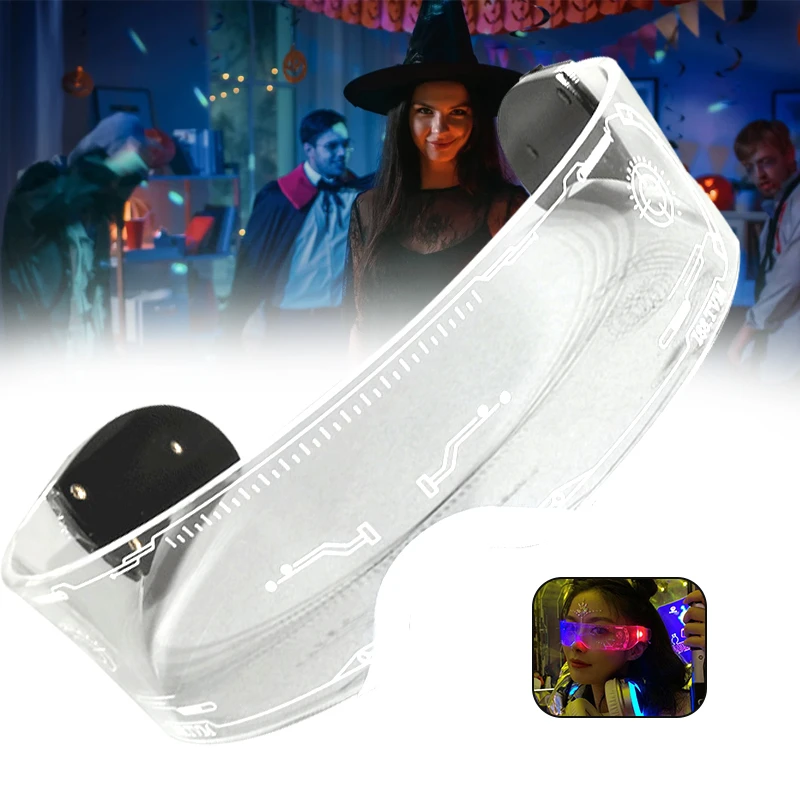 

Красочные светящиеся очки, светодиодные очки, нетоксичные безопасные очки для бара, караоке, празднования Рождества, дня рождения, Нового г...