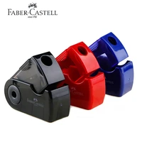 faber castell double pencil sharpener push pull single hole double hole multifunctional school office stationery supplies