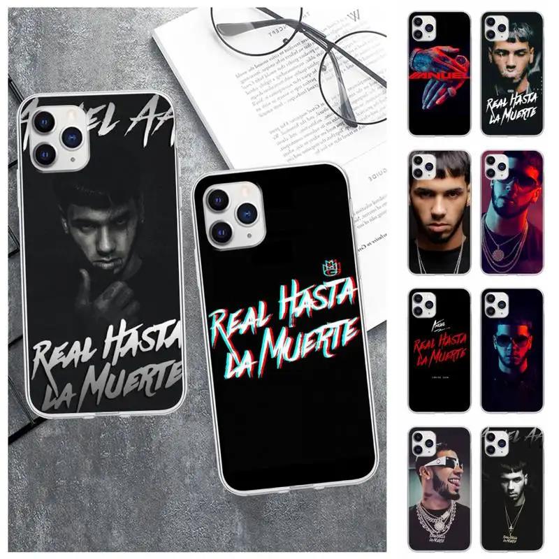 

Anuel AA Real Hasta La Muerte Transparent Mobile Phone Case For Huawei P20 P40 Lite P30 Pro P Smart 2019 Honor 10 10i 20 Lite