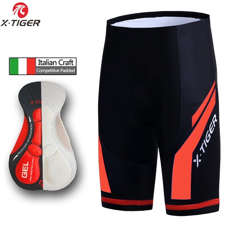 Cycling Shorts X-TIGER, летние мужские майки для велоспорта, набор, одежда для велоспорта, быстросохнущая одежда из полиэстера, одежда для велоспорта, одежда для велоспорта - Цвет: Cycling Shorts