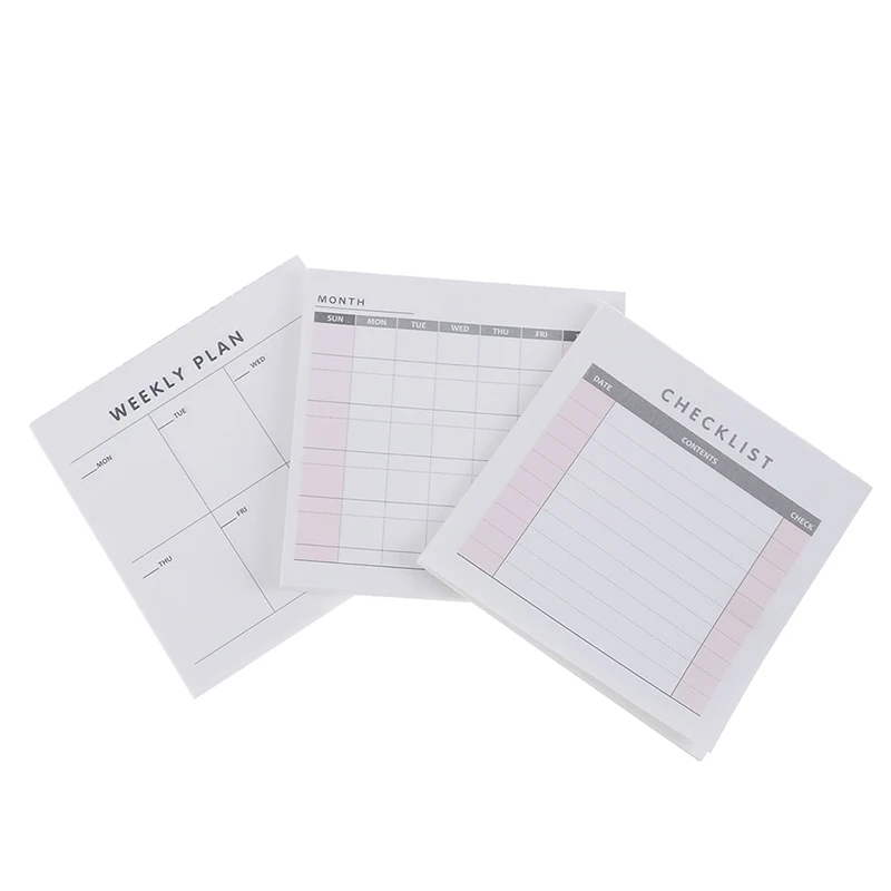 

Cute Kawaii Weekly Monthly Work Planner Book Stickers Scrapbooking Diary Agenda For Kids School Supplies Office Stationery