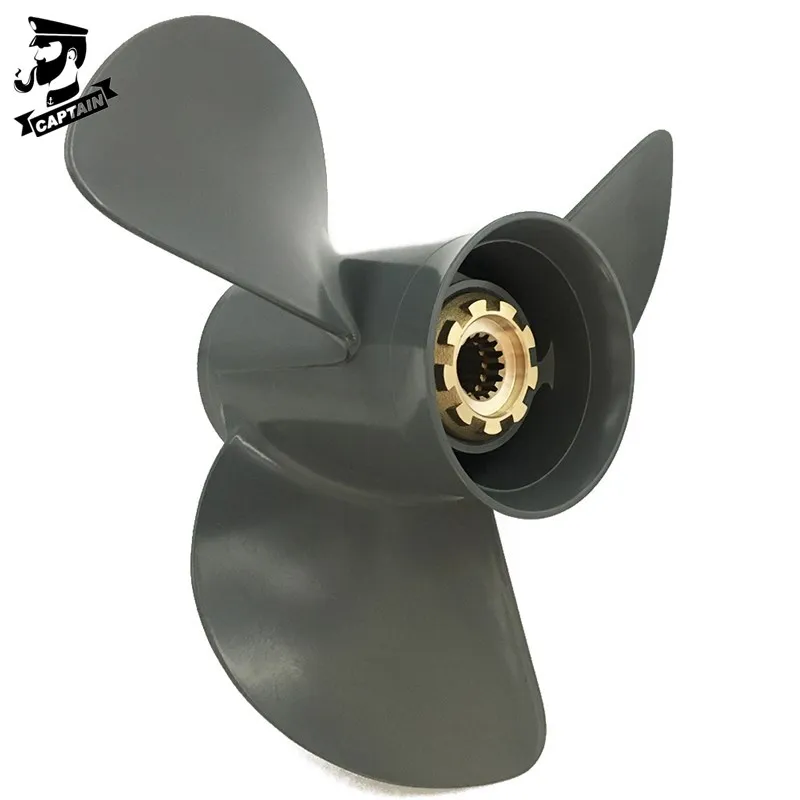 

Captain Propeller 13x19 Fit Honda Outboard Engine BFP60A BF75 BF90 BF115A Aluminum 15 Tooth Spline RH 58130-ZW1-019AH