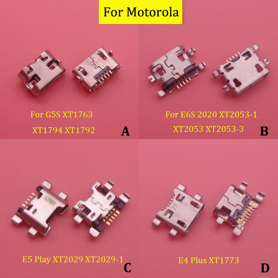 

50 шт. USB зарядное устройство для зарядки док-станции Разъем для Motorola G5S Moto E6S XT2053 E6 Play E6Play XT2029 E4 Plus E4plus XT1773 разъем