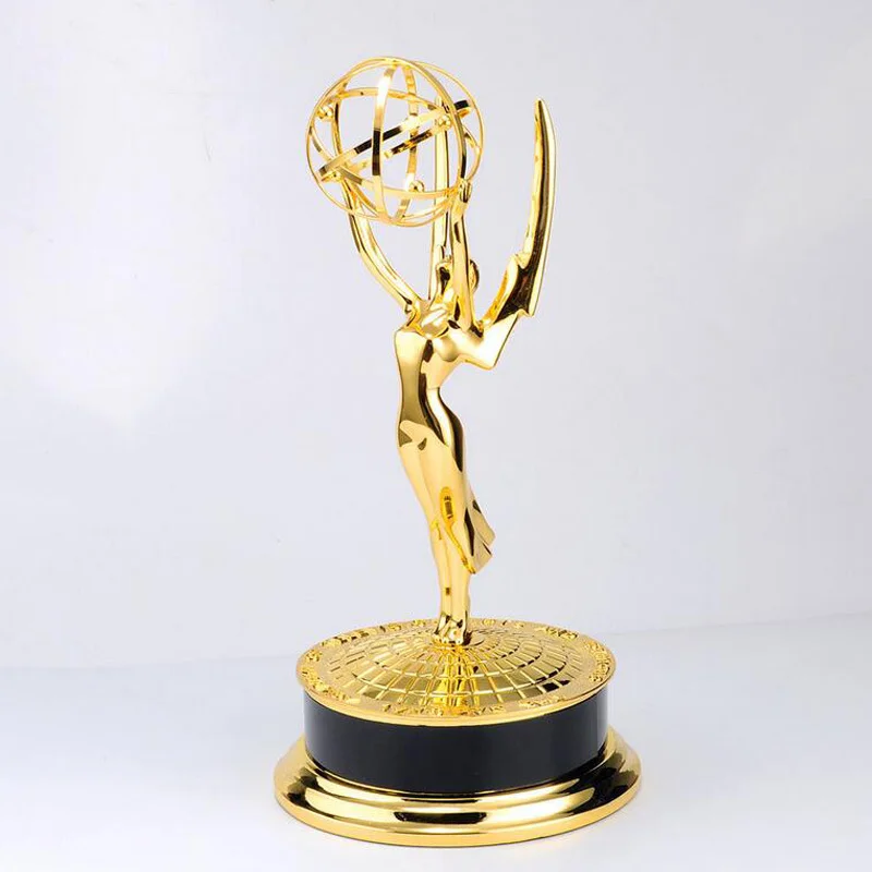 Настоящий металлический трофей Emmy 1:1 30 см прямые продажи с завода награда подарок