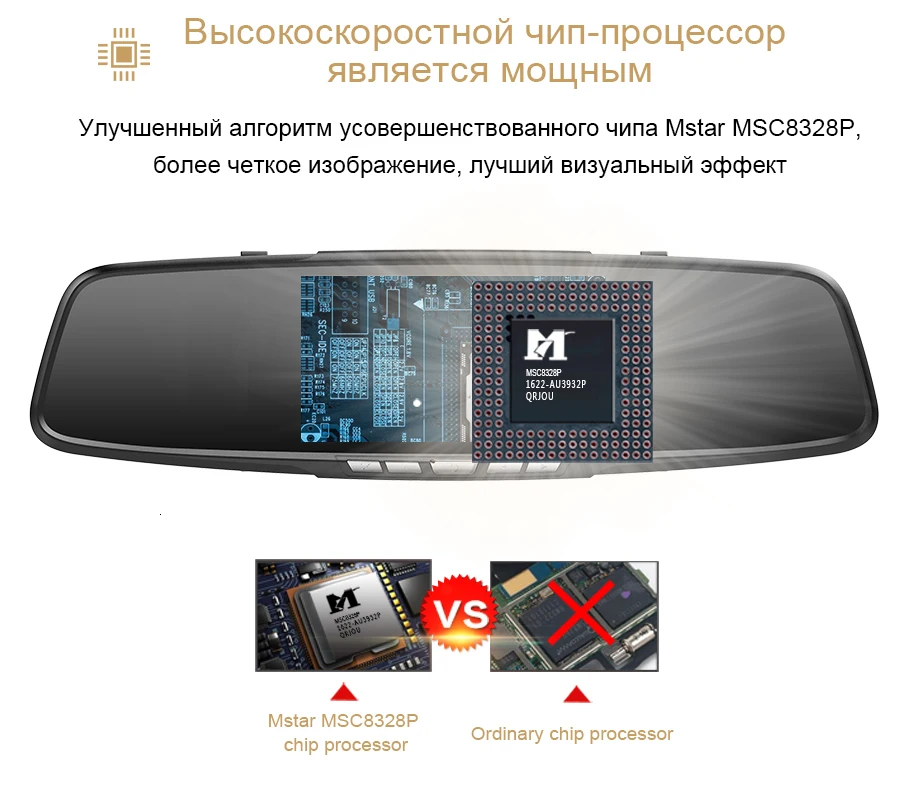 Kommander зеркало радар детектор Анти радар автомобильный детектор с gps 3 в 1 DVR Full HD 1080P рекордер камера заднего вида для России