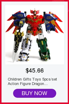 Деформационные игрушки 5 в 1 динозавр Рейнджерс Megazord сборка робот фигурки дети подарки на день рождения собранные динозавры