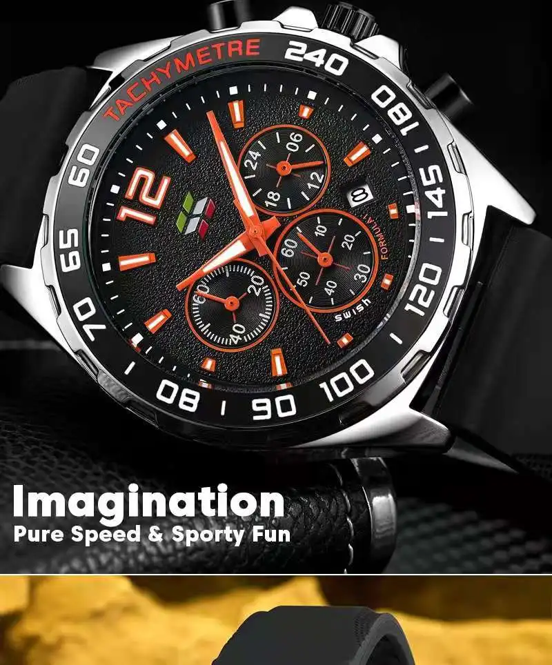 

Men's full-function time running second quartz watch, dial all hands work normally, 2021 exclusive watch. Fashion luxur aa watch