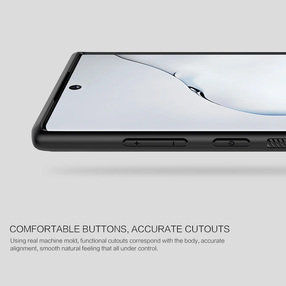 Чехол для Samsung Galaxy Note 10 + Plus Nillkin из синтетического волокна и углеродного пластика