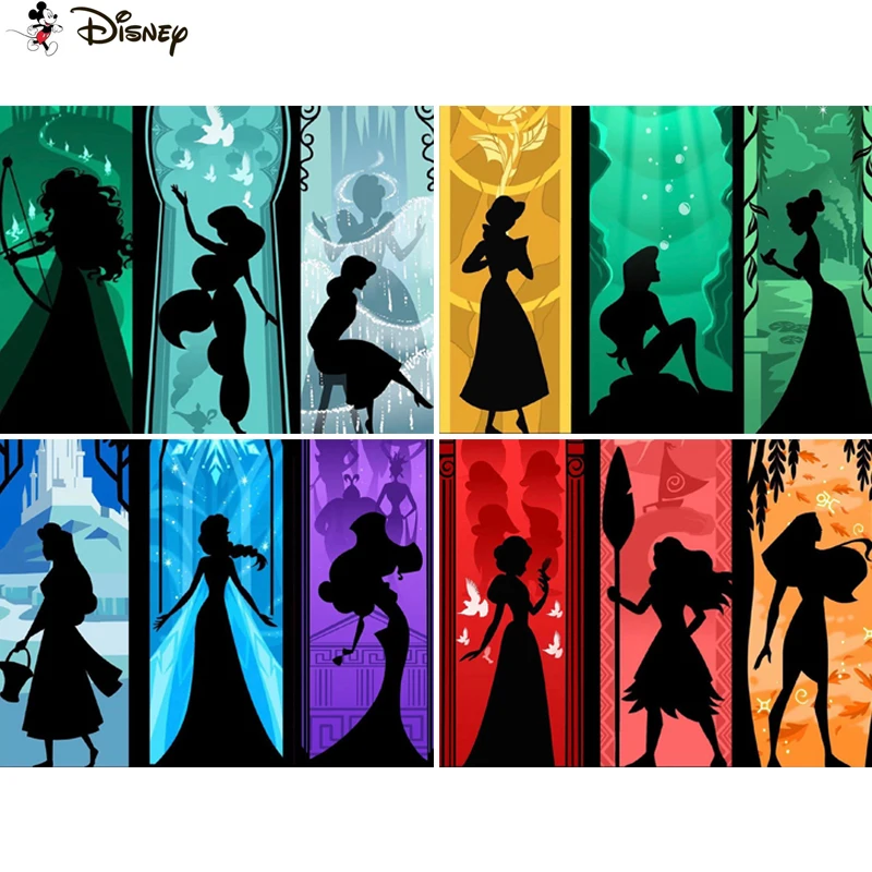 

Алмазная живопись «сделай сам» Disney, мультяшный персонаж, полная выкладка, квадратная, круглая, алмазная 5D Вышивка крестиком, украшение для д...