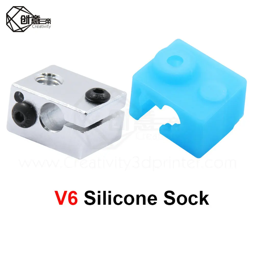 E3D V6 нагревательный блок силиконовый рукав чехол сохраняющий тепло покрытие в