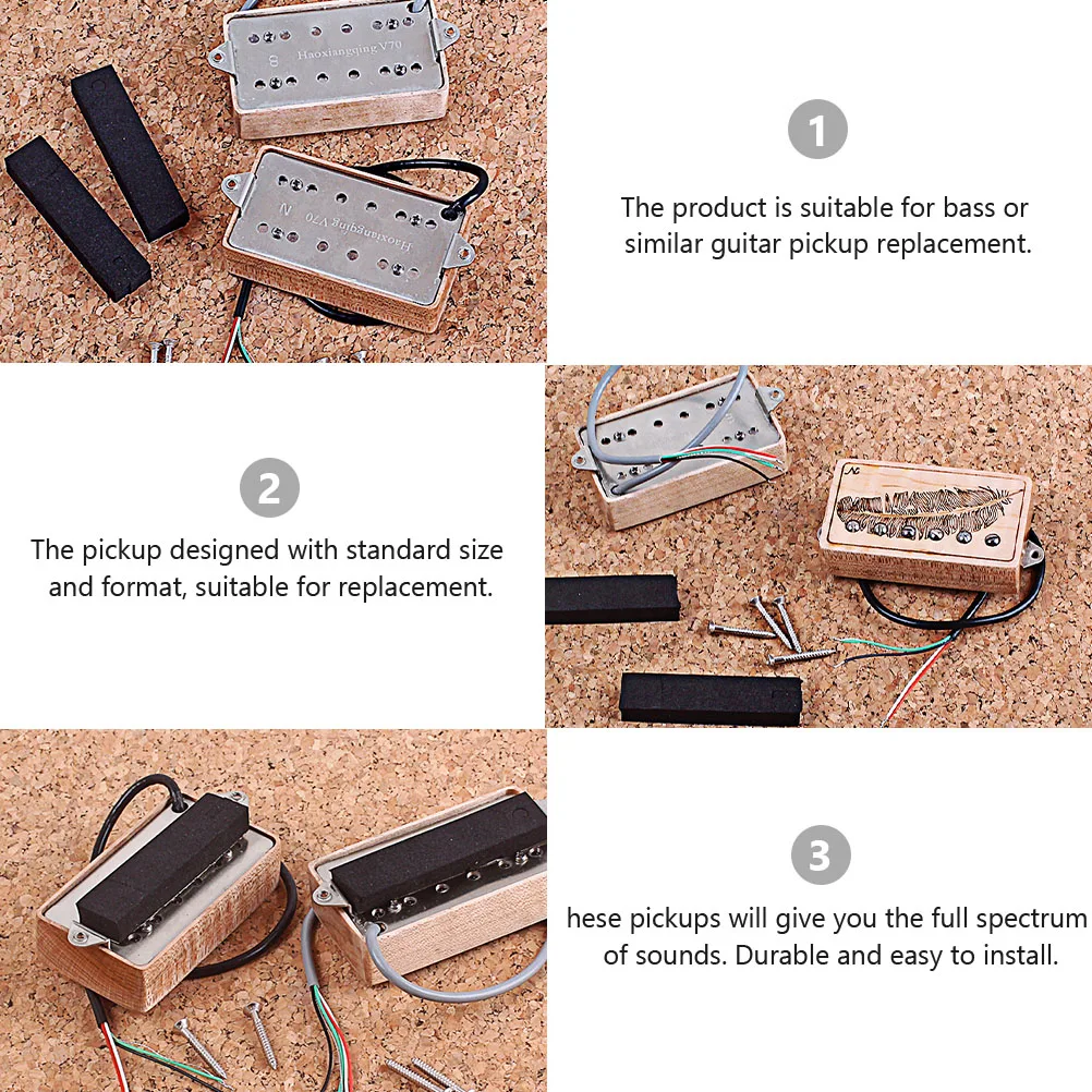 Прочный Электрогитары акустическая хамбакер гитары Запчасти аксессуары|Детали