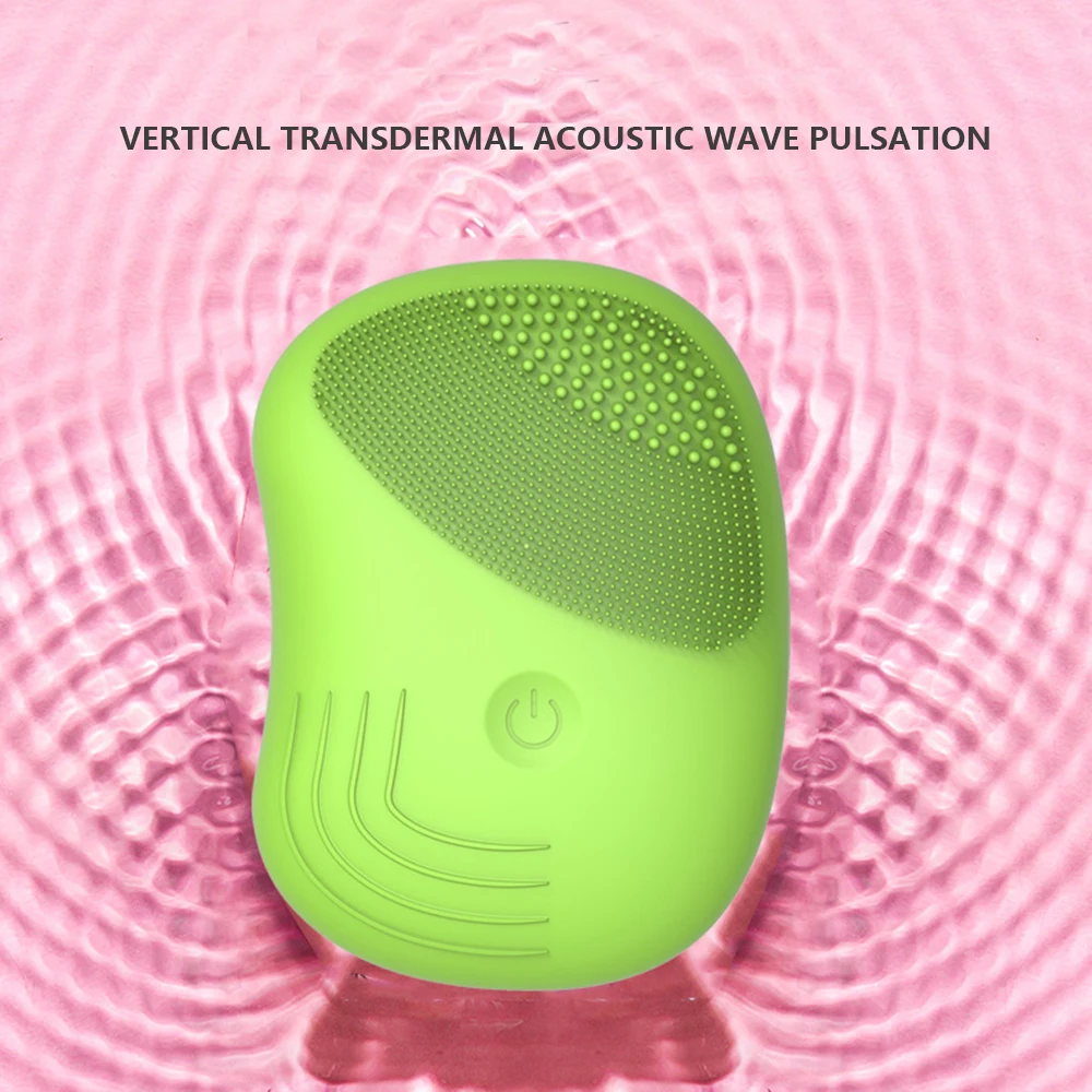 Очищающая щетка для лица электрическая звуковая вибрационная Массажная