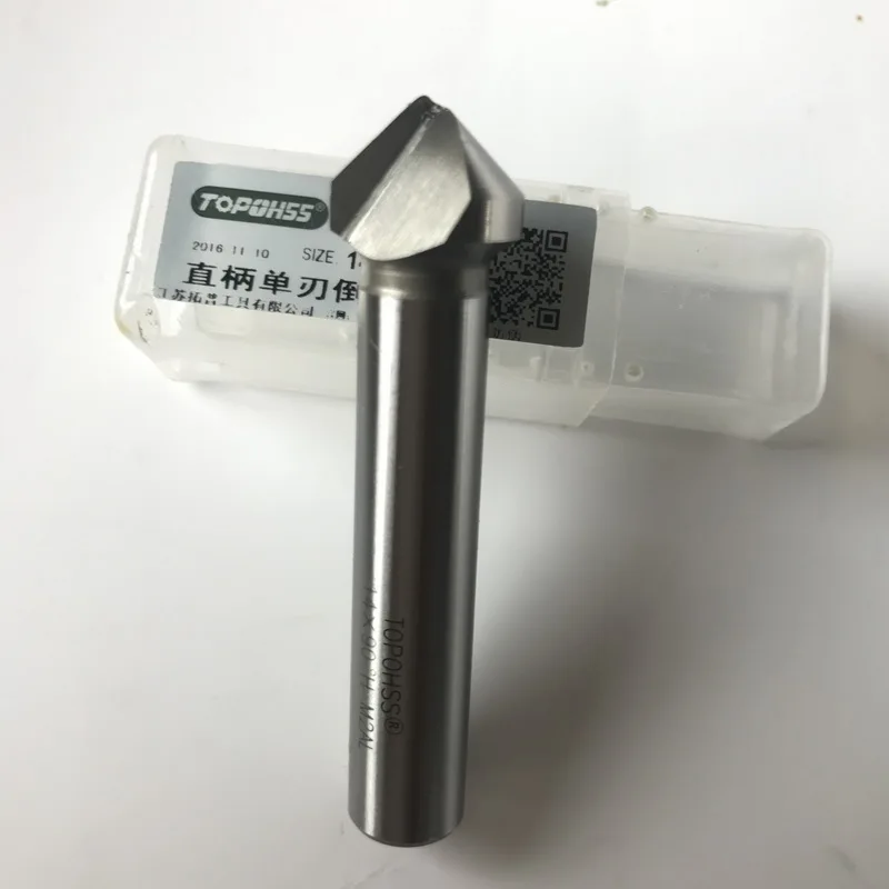

1PC 16.5mm one blade 90 degree chamfer drill countersink drill drilling and chamfering device aluminium metal plate taper