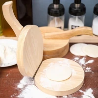 wooden dough pressing tool dumpling maker mould cutter wraper ravioli dough presser empanada mold kitchen baking gadget