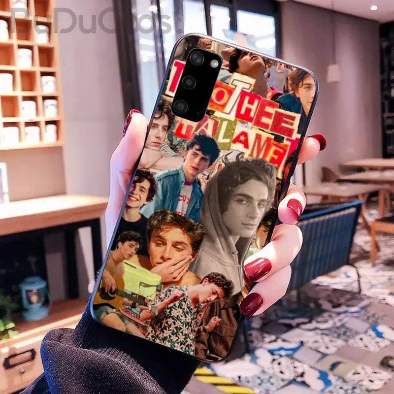 

Riccu Timothee Chalamet Hard Phone Case for Samsung S20 plus Ultra S6 S7 edge S8 S9 plus S10 5G