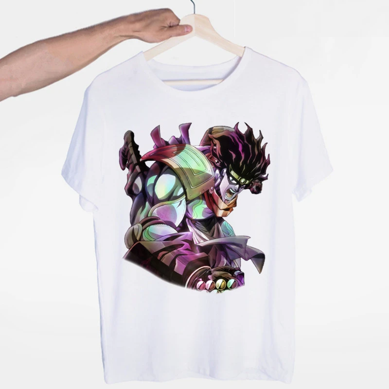 JoJo Необычные Приключения смешная футболка для мужчин/женщин Япония с аниме
