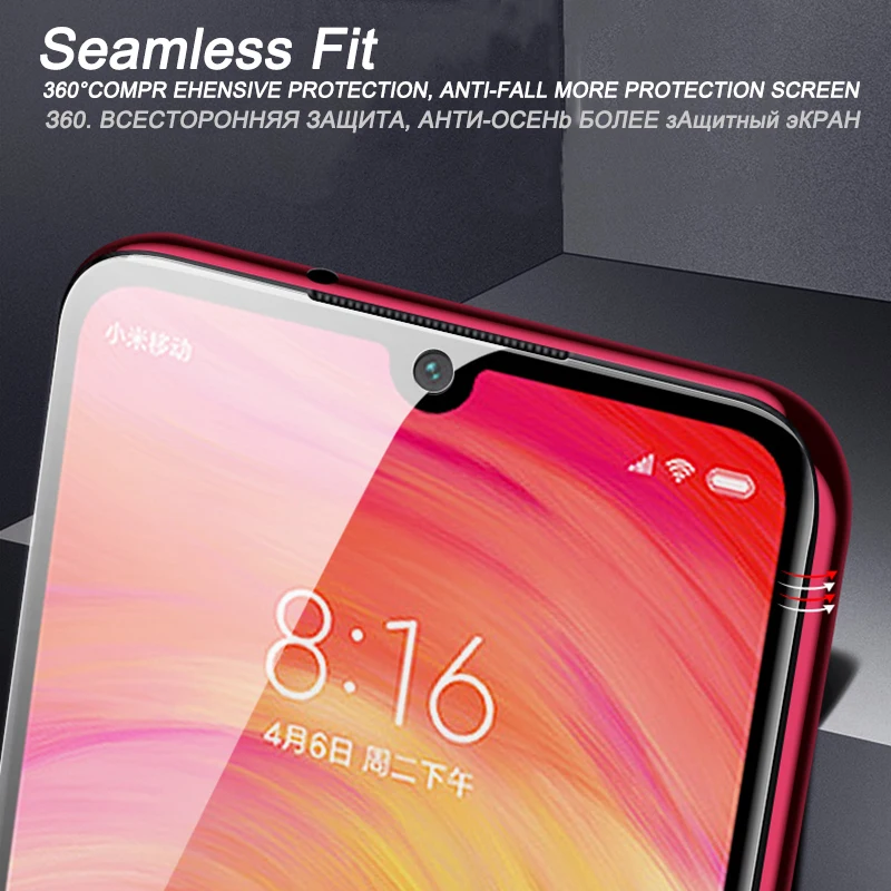 Защитное стекло для Redmi Note 7 закаленное Xiaomi защитная пленка экрана Note7 | Мобильные