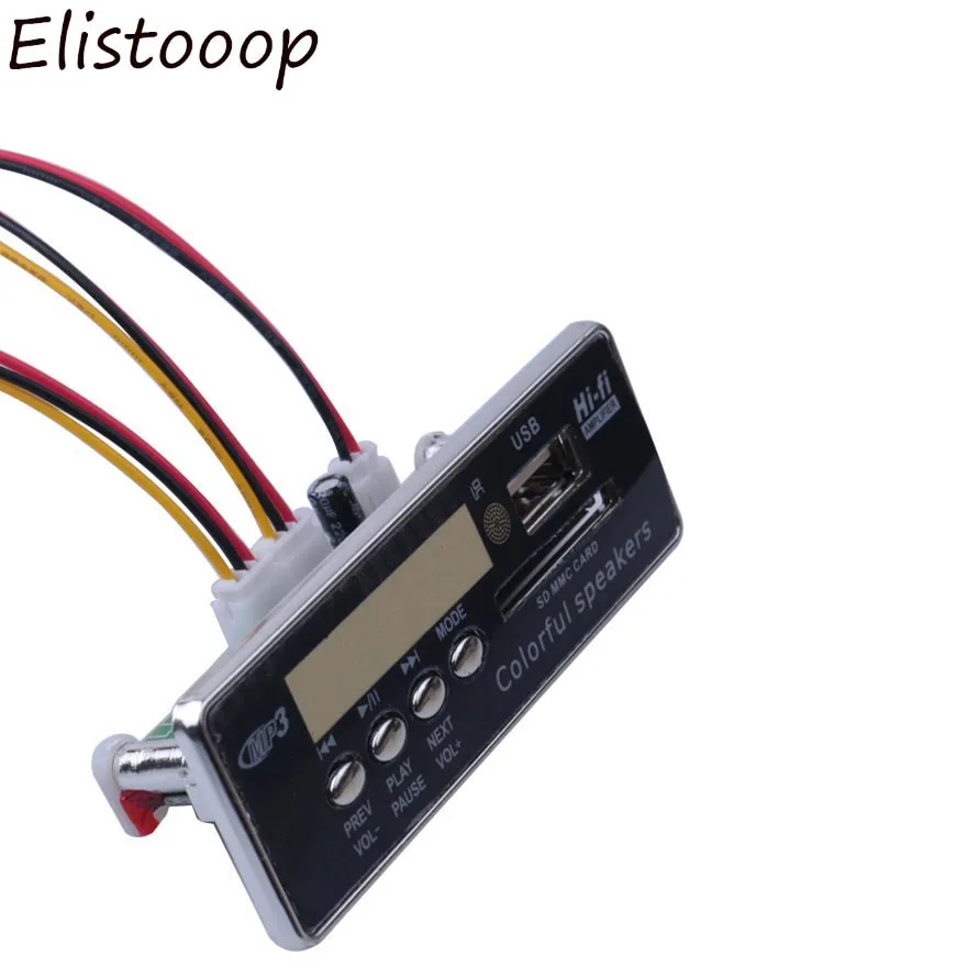 Автомобильный USB Bluetooth-совместимый Hands-free MP3 плеер интегрированный декодер плата