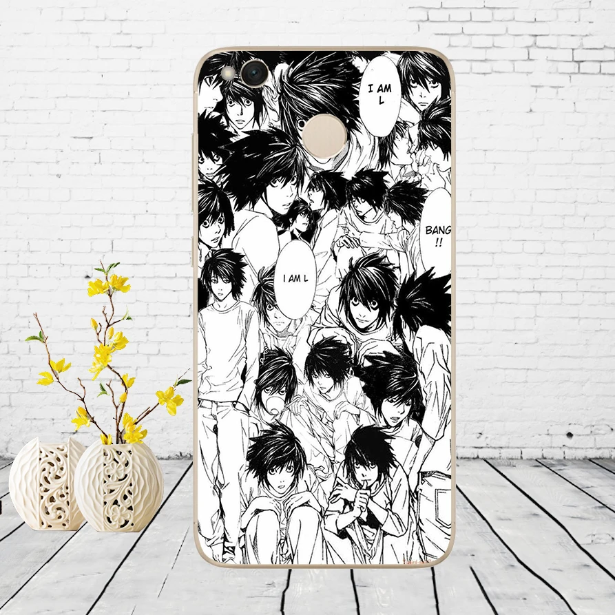 12DD аниме Death Note дизайн Мягкий силиконовый чехол для Xiaomi Redmi 4a 5 plus 4 4x 5a pro mi a1