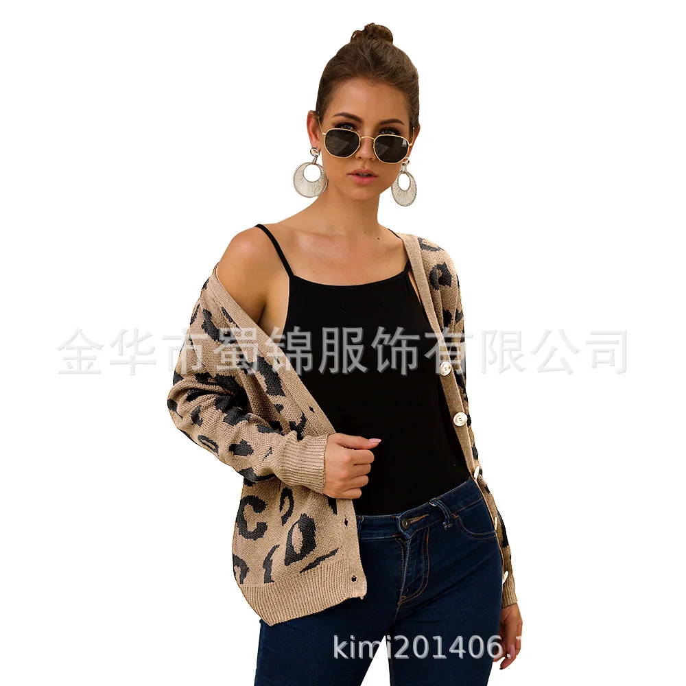 Sexy Winter Sweater V Neck Loose Cardigan Feminino Long Sleeve Fall Oversized Knitwear |