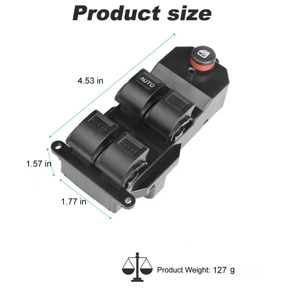 Электрический главный стеклоподъемник переключатель управления панель