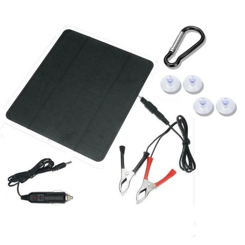 

6W 12V/5V Solar Panel Solar Charger for Mobile Phone/ 12V Car Boat Battery Charger