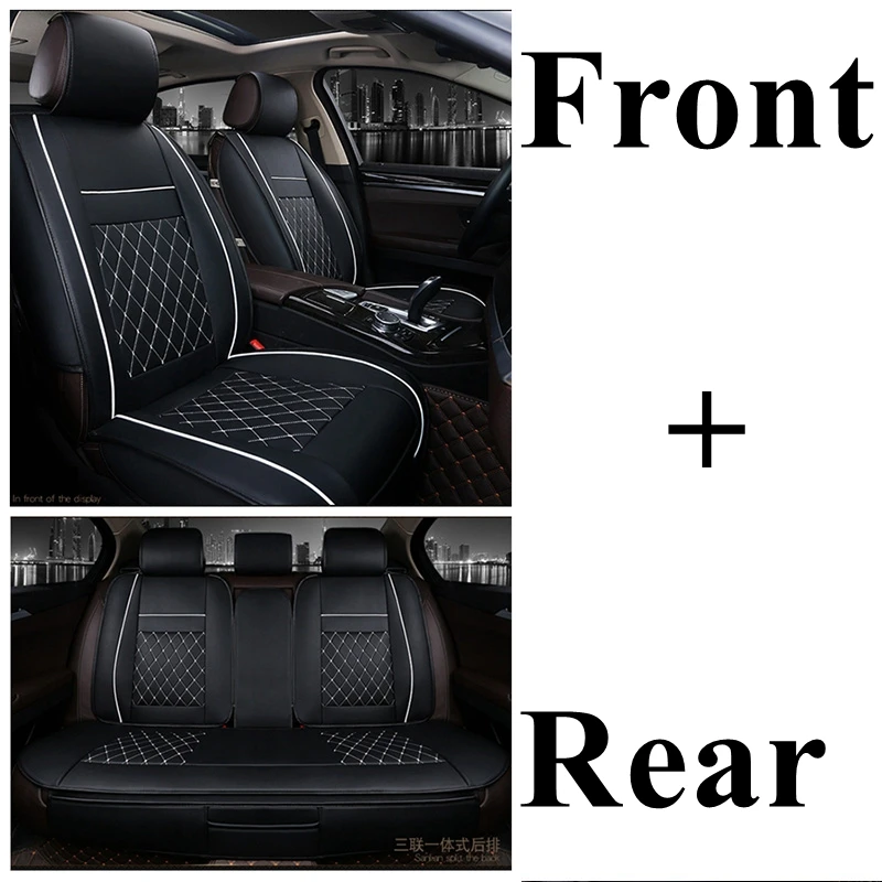 black white standard Автомобильный чехол для LADA Vesta Xray Kalina Priora Largus 4x4 Granta Samara 2106 210 Mini Countryman Coupe Clubman автомобильные аксессуары - Название цвета: black white standard