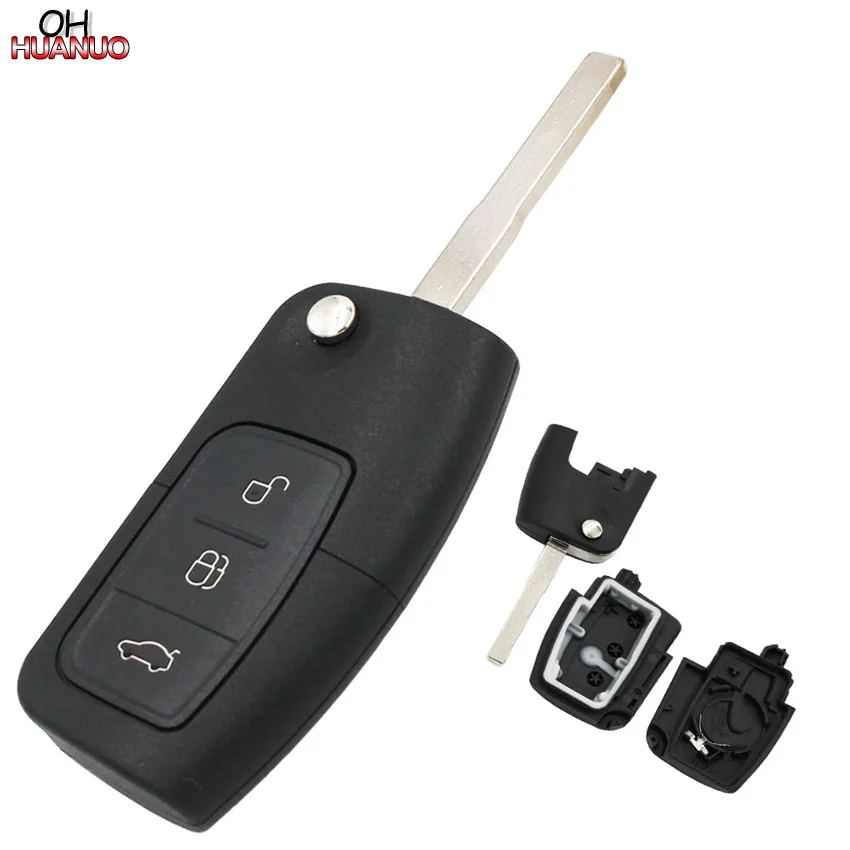 Распродажа! Складной модифицированный автомобильный чехол с 3 кнопками для Ford Focus