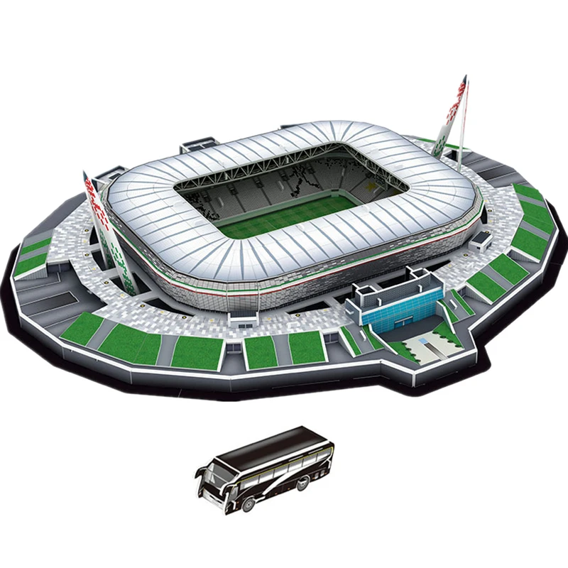 

[Funny] Cristiano Ronaldo Turin Italy F.C. Alessandro Football Game Stadiums building model toy kids gift original box