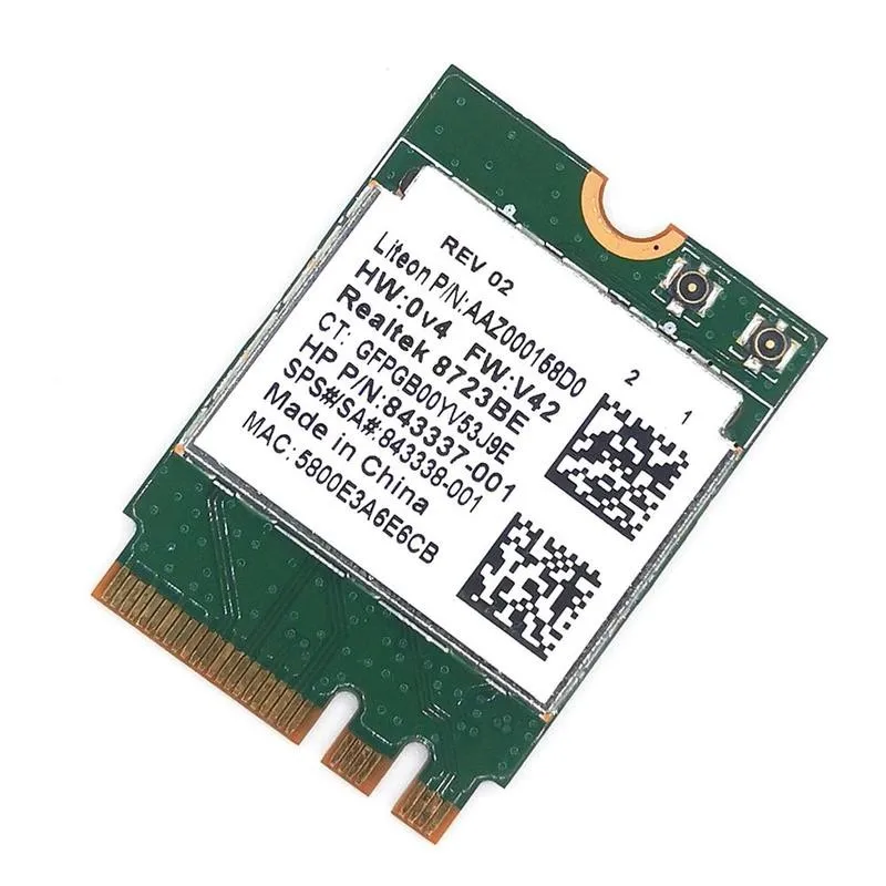 Беспроводной адаптер для Realtek RTL8723BE 802.11N WiFi Card 843338 001 300 Мбит/с SPS NGFF 4 0 карта Bluetooth