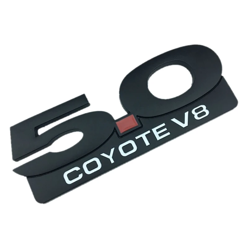 Боковые эмблемы Fender Для Ford Mustang GT 2011 2014 Black 5 0 Coyote V8 Эмблема с ударным