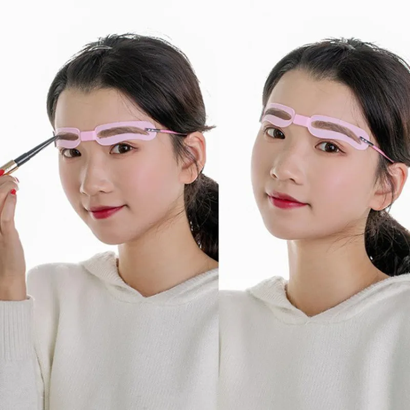 4 шт. Уход за лошадьми набор трафаретов для бровей инструменты макияжа DIY носимых