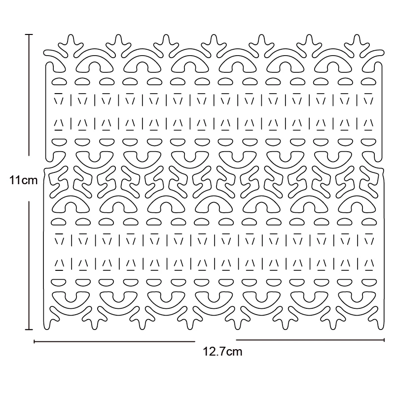 Большая рамка для забора металлическая Форма высечки трафарет самостоятельного