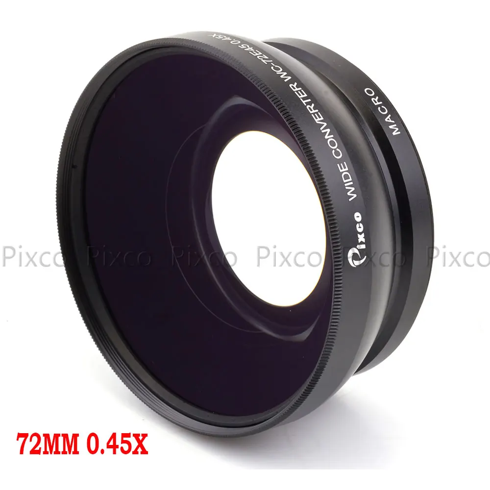 Профессиональный широкоугольный и макрообъектив 72 мм 0.45X для Canon Nikon Sony|Объективы