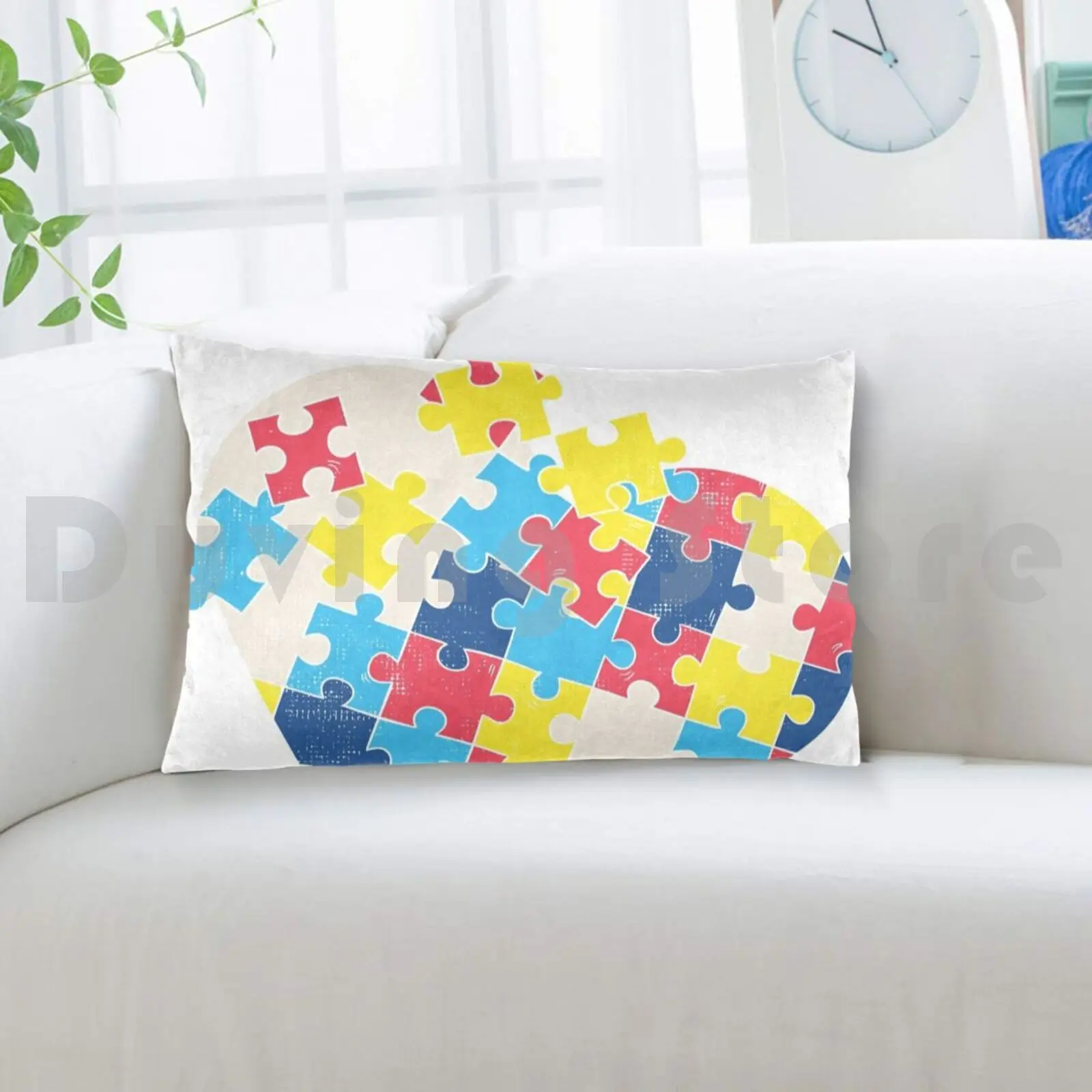Картинка с надписью Love аутизм Размеры 35x50