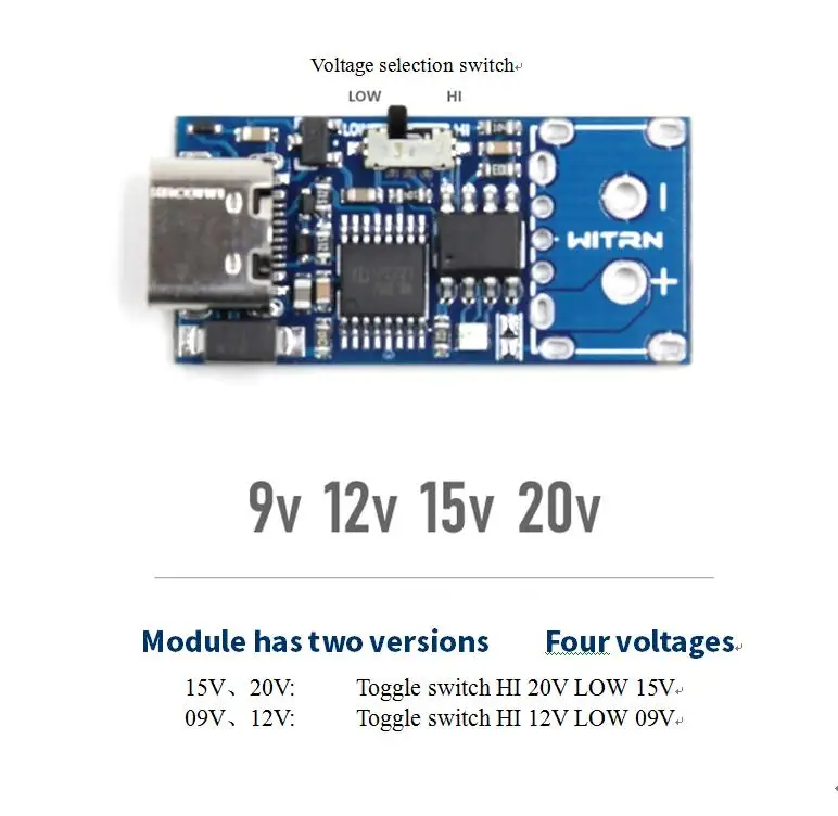 Модуль PD decoy PD23.0 для постоянного тока Измерение старения завод QC4.0 зарядка ноутбука 9 в 12 В 15 В 20 в