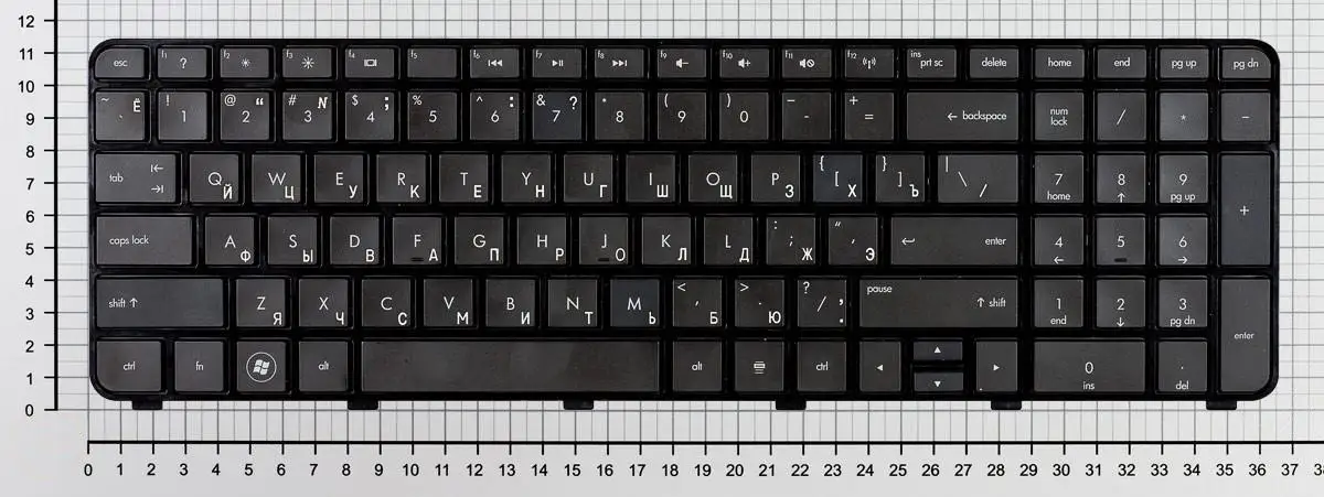 Клавиатура для HP Pavilion DV7-6000 Series Русская Чёрная (634162-001 NB39 NSK-HJ0US SN5111) | Компьютеры и