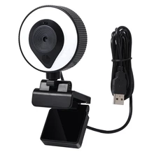 NEW-W20 Fill Light Camera HD Built-in Microphone Auto Focus USB Computer Fill Light Network Beauty Live Camera