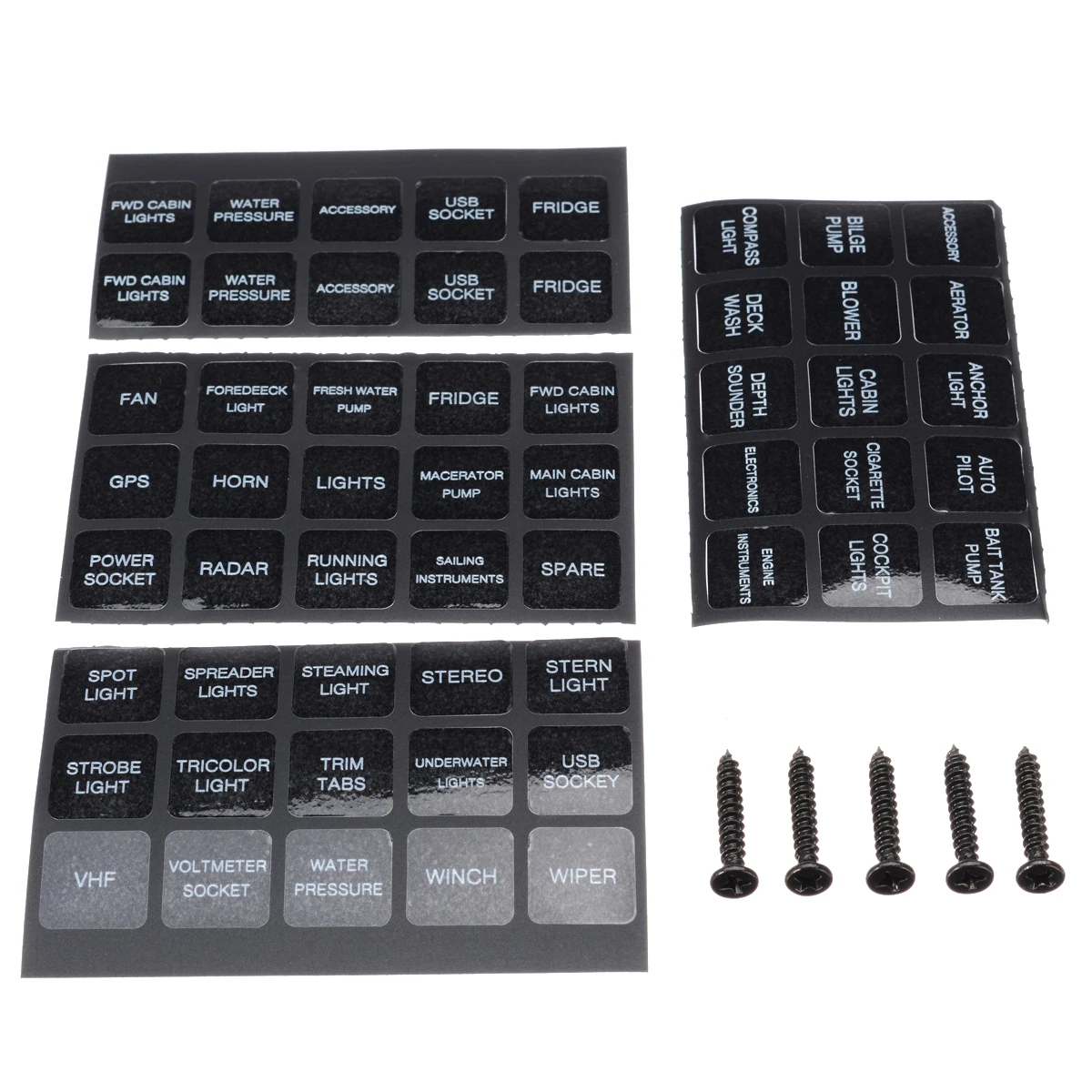 5 комплектов панель переключателя для лодки 12 В двойная розетка USB 4.2A автоматический Выключатель тумблер светодиодный вольтметр для автомобиля лодки морской
