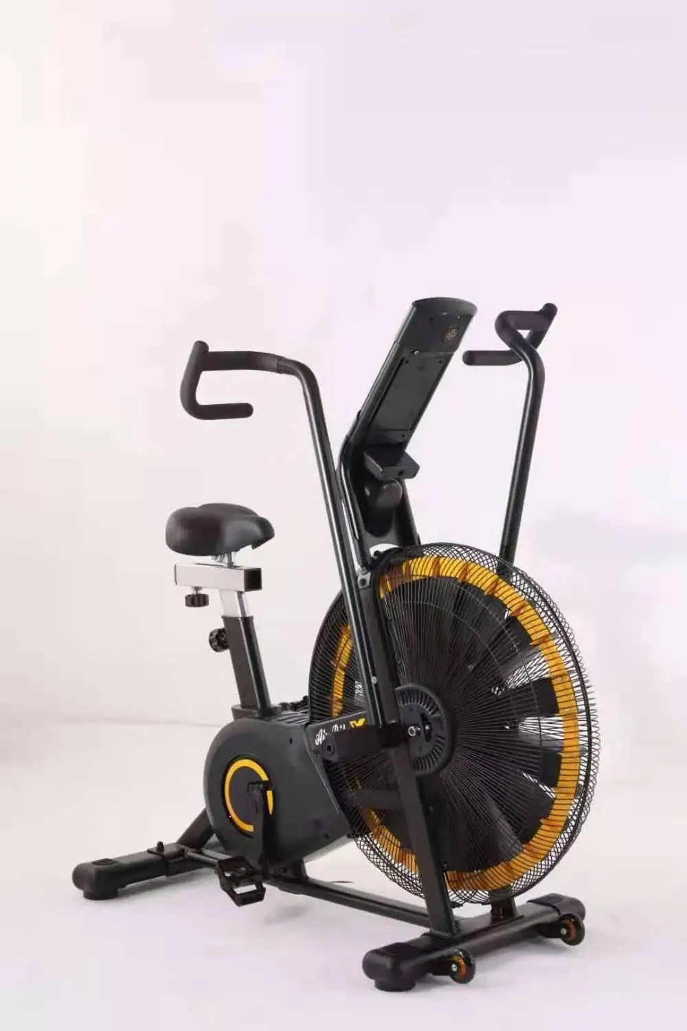 Новый велосипед air bike assaut сопротивление воздуха для кардио-фитнеса оборудование
