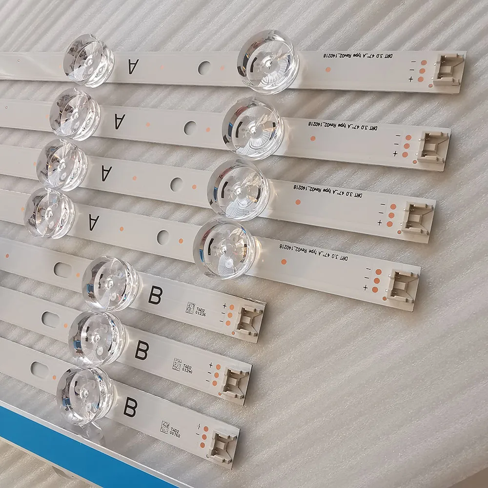 40PCS(5 kit) New LED Backlight Strip for LG 47 Inch TV 47LB570B 47LB552V 47LB551V 47LB550V 47LB561B | AC/DC Adapters