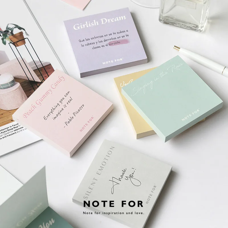 

Sticki Note Solid Color Sticky Note Memo Office School Supplies