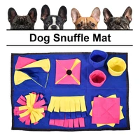 dog puzzle toys pet snuffle mat dog feeding mat smell training for dog stress relief interactive game training blanket dropship
