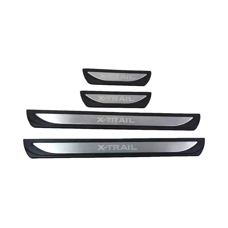 

Stainless Steel Door Sill Scuff Plate for 2021 Nissan X-Trail X Trail XTrail T32 Welcome Pedal Trim Car Styling Accessories